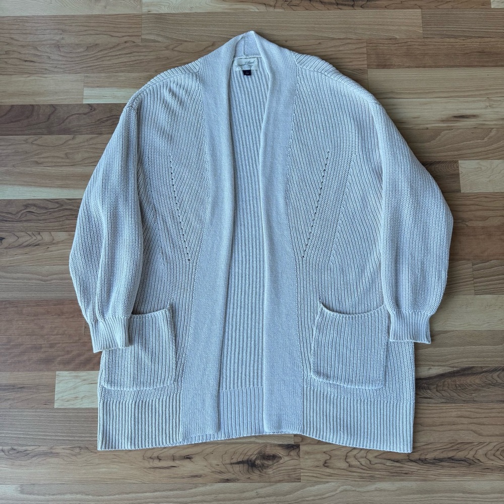Universal Thread Women's Open-Front Cardigan Ivory Small